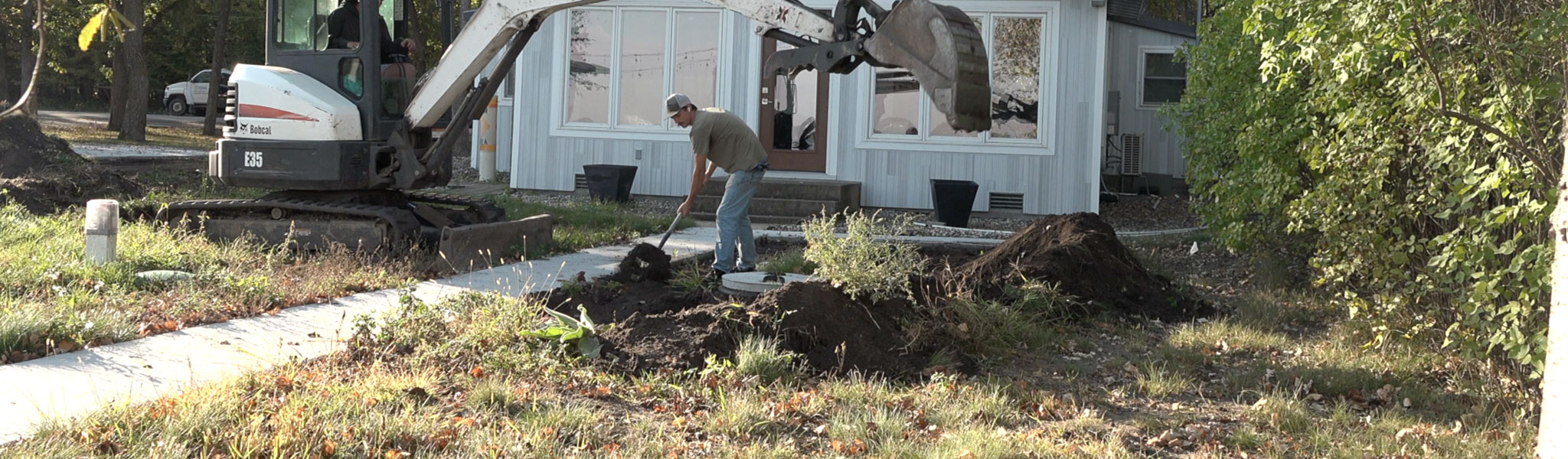 Landscaping Backhoe