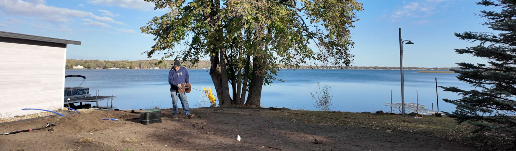 Landscaping Near Lake